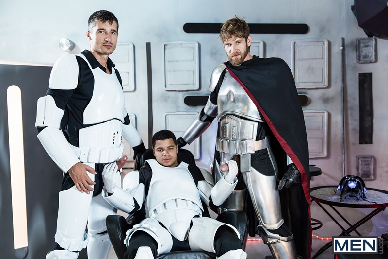 Hot Naked Porn Star Wars - Super Troopers Colby Keller, Jay Roberts and Kaden Alexander hardcore ass  fucking orgy in this Star Wars parody â€“ Naked Gay Porn Pics