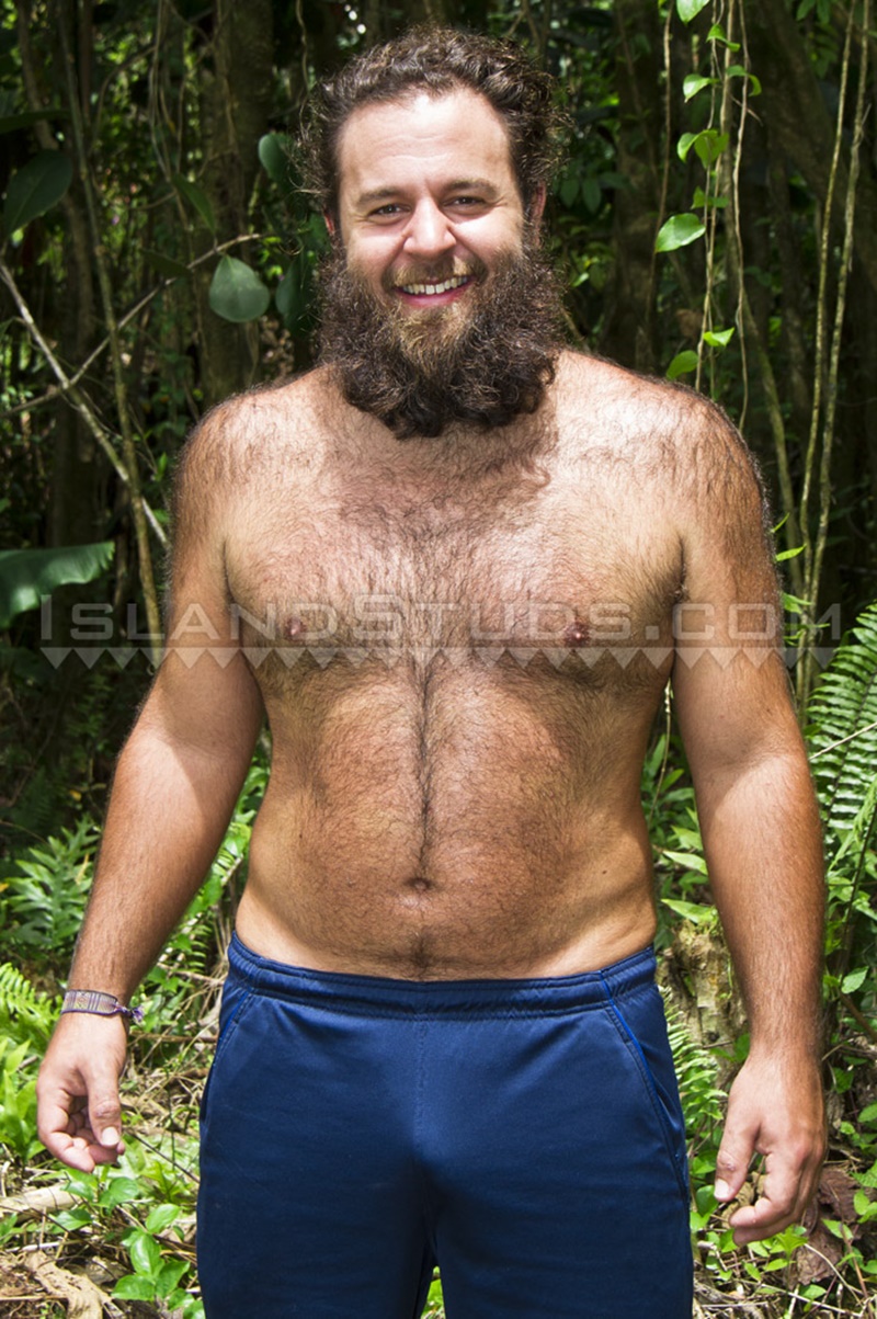 Big Brawn Star Male - Hairy bear Brawn is a super sexy 27 year old mango farmer who strips and  jerks his big uncut dick | Naked Gay Porn Pics