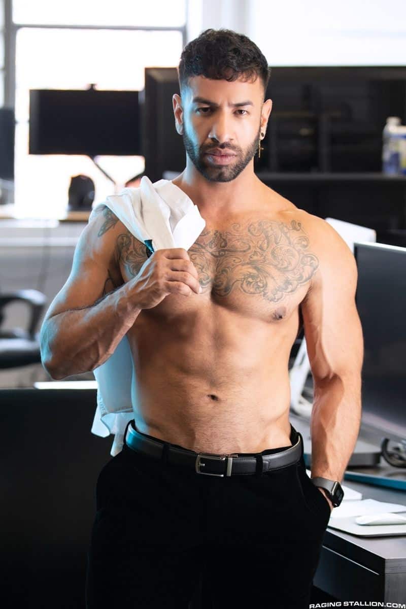 Sexy Latino muscle hunk Mateo Zagal's huge thick dick raw fucks hottie  Latin dude Milo Madera's bubble ass â€“ Naked Gay Porn Pics