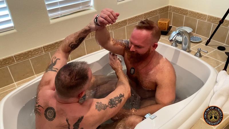Hottie military muscle bear Mason McGregor hairy asshole fucked real life husbands Liam Angell Mason Angell 12 gay porn pics 1 - Hottie military muscle bear Mason McGregor’s hairy asshole fucked by real life husbands Liam Angell and Mason Angell