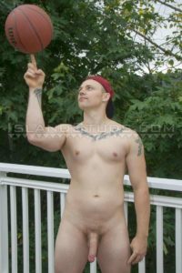Big 8 inch dicked basketball player Greyson strips nude jerking out a huge cum load dripping down balls 0 gay porn pics 200x300 - Hot gay interracial ripped stud Dakota Payne’s big dick raw fucking Isaiah Taye’s tight black bubble butt