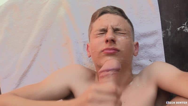 Czech Hunter 661 hottie young straight stud stripped fucked in back of a van 30 gay porn pics - Czech Hunter 661 hottie young straight stud stripped and fucked in the back of a van